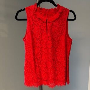 JCrew Lace Sleeveless Top